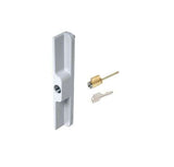 OUTSIDE PULL WITH KEYED CYLINDER, 6-9/16 - WHITE