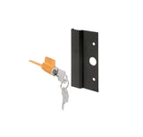 EXTERNAL PULL AND KEY LOCK - SLIDING PATIO DOOR, INTERNATIONAL - BLACK