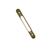 MORTISE LOCK FACE PLATE, WIDE, 4-5/8 INCH SCREW HOLES