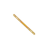 Flat Strike / Keeper, Dual Point, Double Hole 3/4 X 10 - Yellow Dichromate Steel