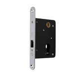 Sliding Door Mortise Lock With Hub 50mm - Satin Chrome