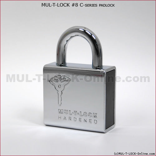 MUL-T-LOCK MT5+ #8 C-Series Padlock (5-16" Shackle)
