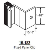 Fixed Panel Clip 16-183WH