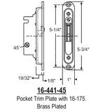 Pocket Trim Plate 900-17354p