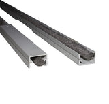 INVERTED U-CAP BOTTOM PATIO DOOR WEATHERSTRIP CHANNEL - PLASTIC