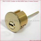 MUL-T-LOCK MT5+ Cylinder for BALDWIN Single Cylinder Deadbolt