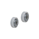 Roller, 3/4 Inch Flat Ball Bearing Wheel, Non-Threaded - Shower Door