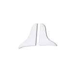 Curved Splash Guard, 2 Pack, White