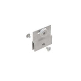 Frameless Shower Door Flat Roller W/ Bracket, 3/4 Inch Diameter