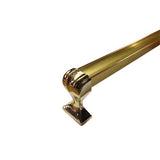 Towel Bar Assembly - 32 Inches - Brass