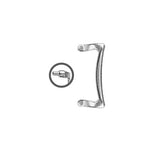 3-1/2 Inch Universal Shower Door / Tub Enclosure Single Handle With Threaded Studs - Chrome