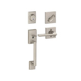 Schlage Century Sectional Single Cylinder Keyed Entry Handleset with Latitude Lever with Decorative Collins Trim