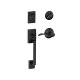 Schlage Century Right Handed Sectional Single Cylinder Keyed Entry Handleset with Accent Lever