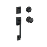 Schlage Century Sectional Single Cylinder Keyed Entry Handleset with Georgian Knob