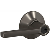 Schlage Custom Latitude Single Cylinder Keyed Entry Door Lever Set with Plymouth Trim