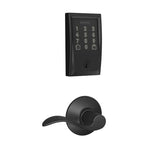 Schlage Encode Century WiFi Enabled Electronic Keypad Deadbolt with Passage Accent Lever