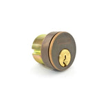 Schlage L Series 1-1/8 Inch Primus Classic C Keyway Mortise Cylinder with 3/8 Inch Blocker Ring and Adams Rite Cam - Keys Not Included