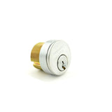 Schlage L Series 1-1/8 Inch Primus E Keyway Mortise Cylinder with 3/8 Inch Blocker Ring and Adams Rite Cam - Keys Not Included