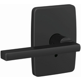 Schlage Custom Latitude Non-Turning Two-Sided Dummy Door Lever Set with Greene Trim