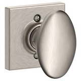 Schlage Siena Non-Turning One-Sided Dummy Door Knob with Decorative Collins Rosette