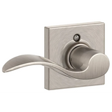 Schlage Accent Left Handed Non-Turning One-Sided Dummy Door Lever with Decorative Collins Trim