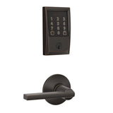 Schlage Encode WiFi Enabled Electronic Keypad Deadbolt with Century Trim and Latitude Lever Set