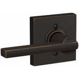Schlage Latitude Non-Turning One-Sided Dummy Door Lever with Collins Trim
