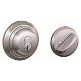 Schlage Single Cylinder Keyed Entry Deadbolt with Full Size Interchangeable Core