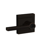 Schlage Latitude Single Cylinder Keyed Entry Door Lever Set with Upland Trim