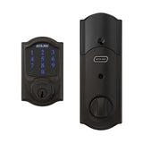 Schlage Residential BE469 - Connect Camelot Touchscreen Electronic Deadbolt with Built-in Alarm and Z-Wave Plus Technology