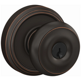Schlage Custom Georgian Passage or Privacy Door Lever Set with Indy Trim