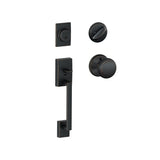 Schlage Century Sectional Single Cylinder Keyed Entry Handleset with Andover Knob