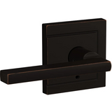 Schlage Custom Latitude Non-Turning Two-Sided Dummy Door Lever Set with Upland Trim