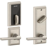 Schlage Addison Electronic Keyless Entry Interconnected Locks with Latitude Lever and Control Technology