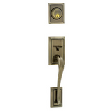 Schlage Double Cylinder Addison Handleset with Bell Interior Knob from the F-Series