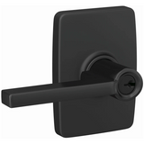 Schlage Custom Latitude Passage or Privacy Door Lever Set with Greene Trim