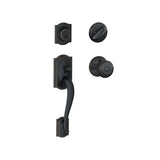 Schlage Camelot Sectional Single Cylinder Keyed Entry Handleset with Georgian Knob