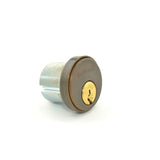Schlage L Series 1-1/8 Inch Primus Classic C Keyway Mortise Cylinder with Compression Ring and Spring- Keys Not Included