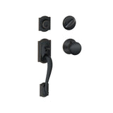 Schlage Camelot Sectional Single Cylinder Keyed Entry Handleset with Plymouth Knob
