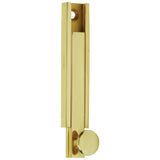 Schlage 4-Inch Surface bolt with Decorative 5/8-Inch Diameter Knob