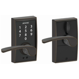Schlage Century Touch Entry Leverset with Merano Lever
