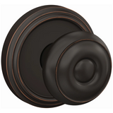 Schlage Custom Georgian Passage or Privacy Door Knob Set with Indy Trim