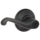 Schlage Flair Single Cylinder Keyed Entry Door Lever Set