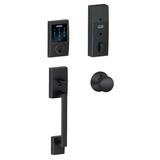 Schlage Connect Century Touchscreen Handleset with Plymouth Knob and Built-in Alarm