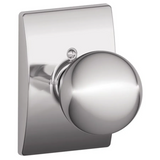 Schlage Orbit Non-Turning One-Sided Dummy Door Knob with the Decorative Century Rose