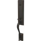 Schlage Custom Addison Keyed Entry Single Cylinder Half Plate Handleset - Exterior Only