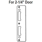 Polished Chrome Latch and Deadbolt Strike 2014781