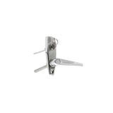 L Handle And Locking Unit For Garage Door - Chrome