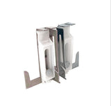 Left And Right Acme Bottom Track Guide And Corner Brackets For Sliding Panel Door - 25116