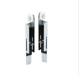 Closet Panel Door Roller, Top Hung, 15/16 Inch Wheel - Left & Right Pair - 25319